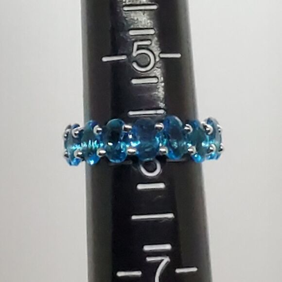 Blue Eternity Ring  - Picture 6 of 12